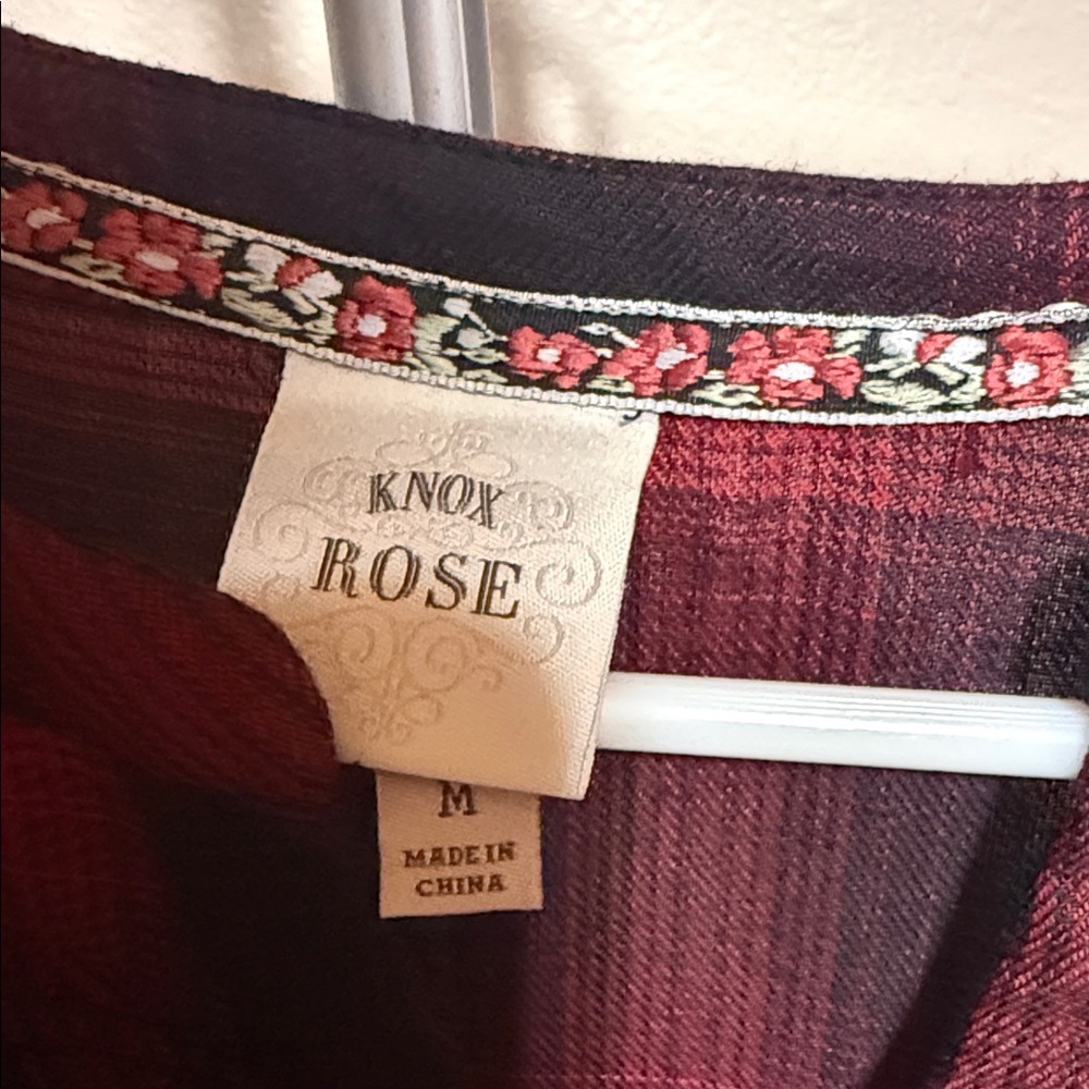 Knox Rose Red and Black Plaid Dress - Picture 2 of 3